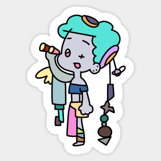 Space watcher Sticker